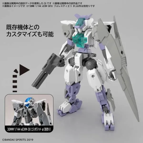 30MM - 1/144 eEXM-S01U FORESTIERI 01 - Model Kit
